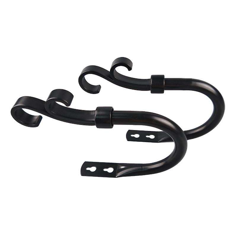 2 Pcs Metal Decorative Curtain Holdbacks for Livingroom, with Screws