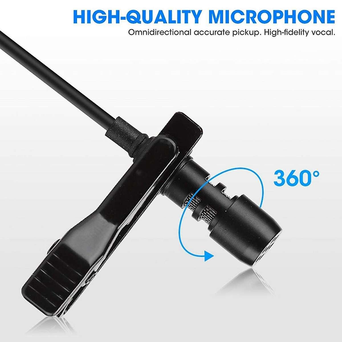 Usb Microphone Lavalier Microphone Omnidirectional Capacitor Plug