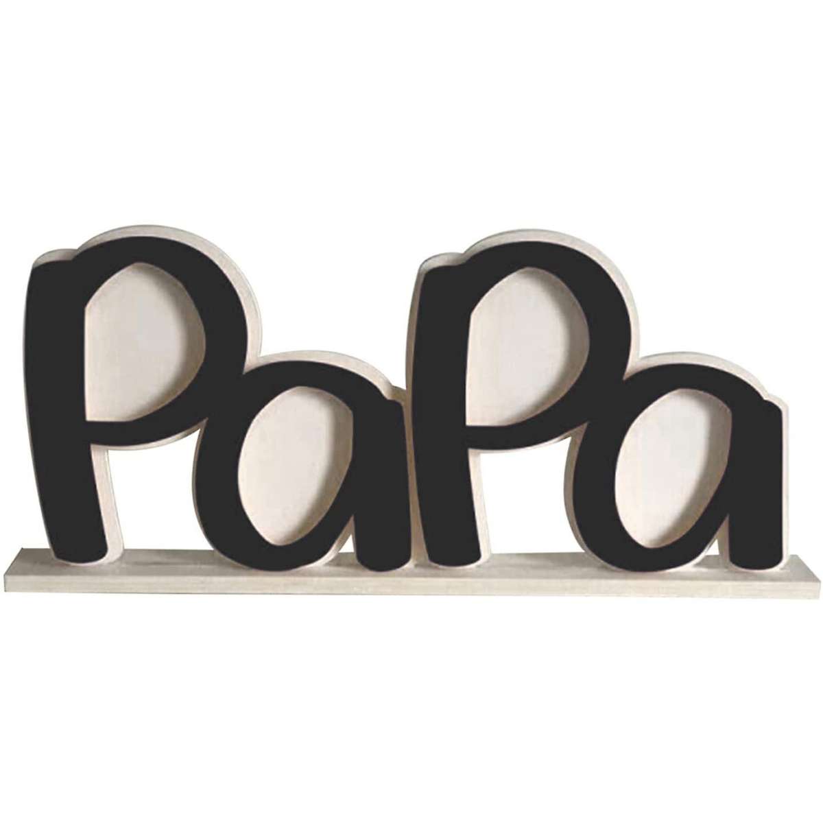 Father's Day Papa Picture Frame,dad Gifts From Daughter, -black