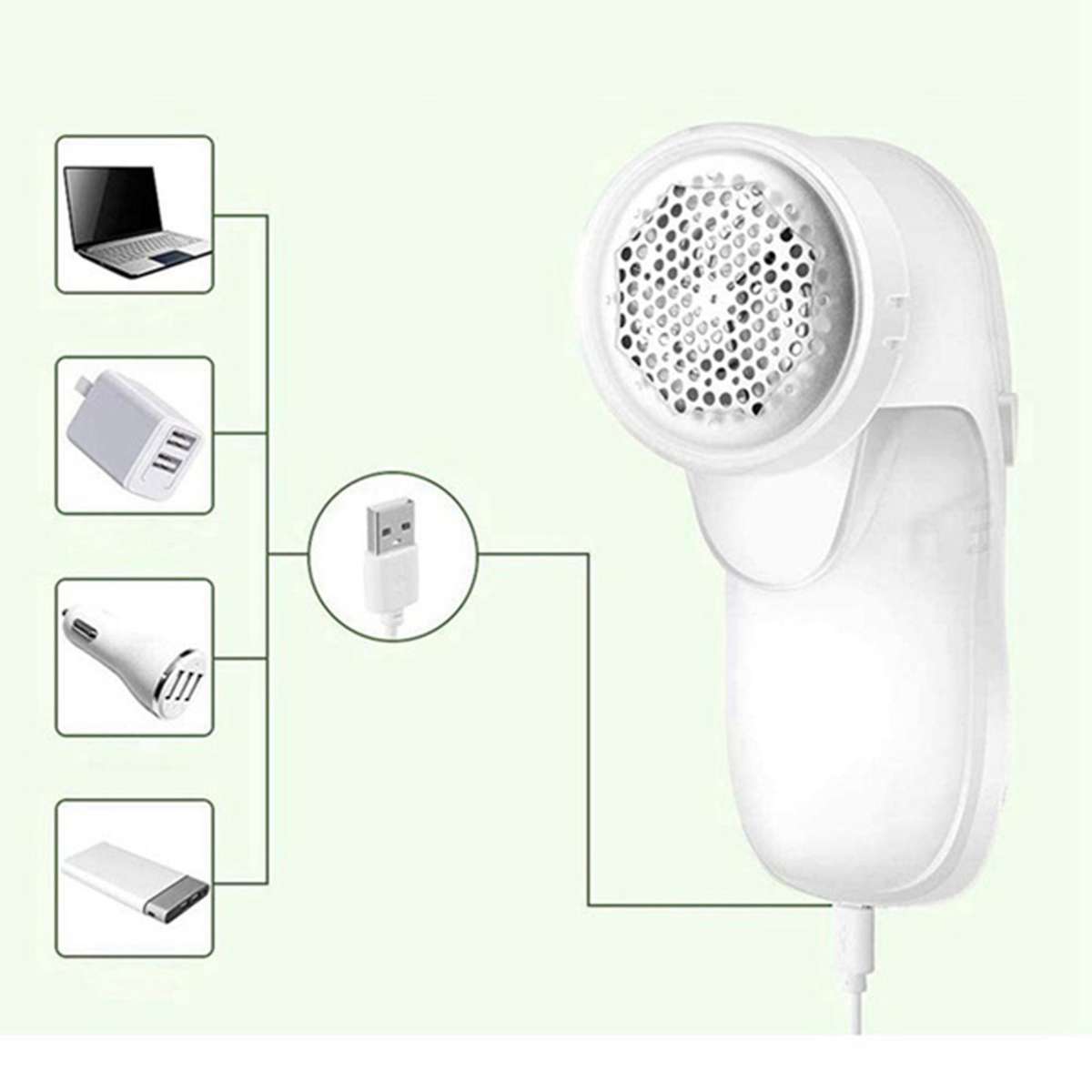Electric Lint Remover and Fabric Shaver,rechargeable Sweater Shaver