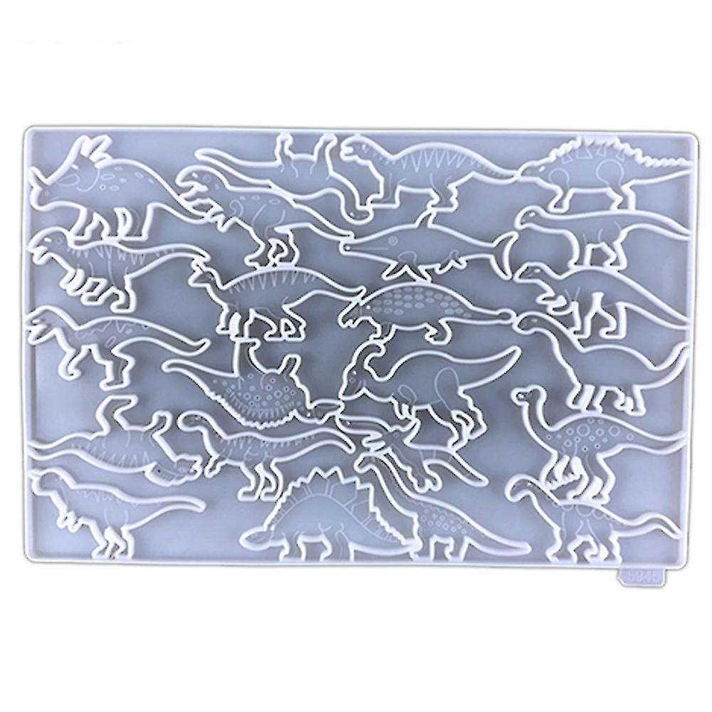 Dinosaur Keychain Drop Glue Mold Diy Dinosaur Keychain Silicone Mold