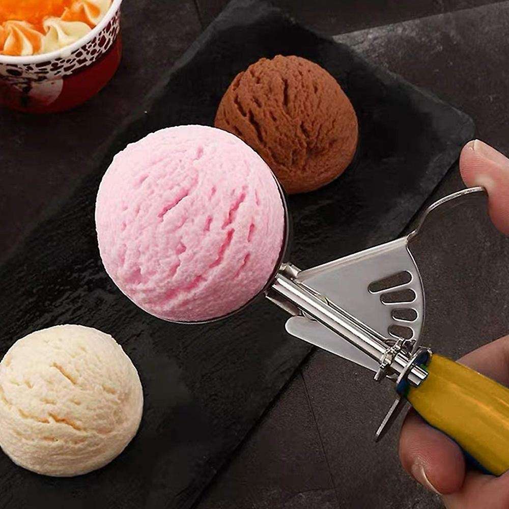 Cookie Scoop Set, 2 Pcs Ice Cream Scoop with Trigger, for Baking