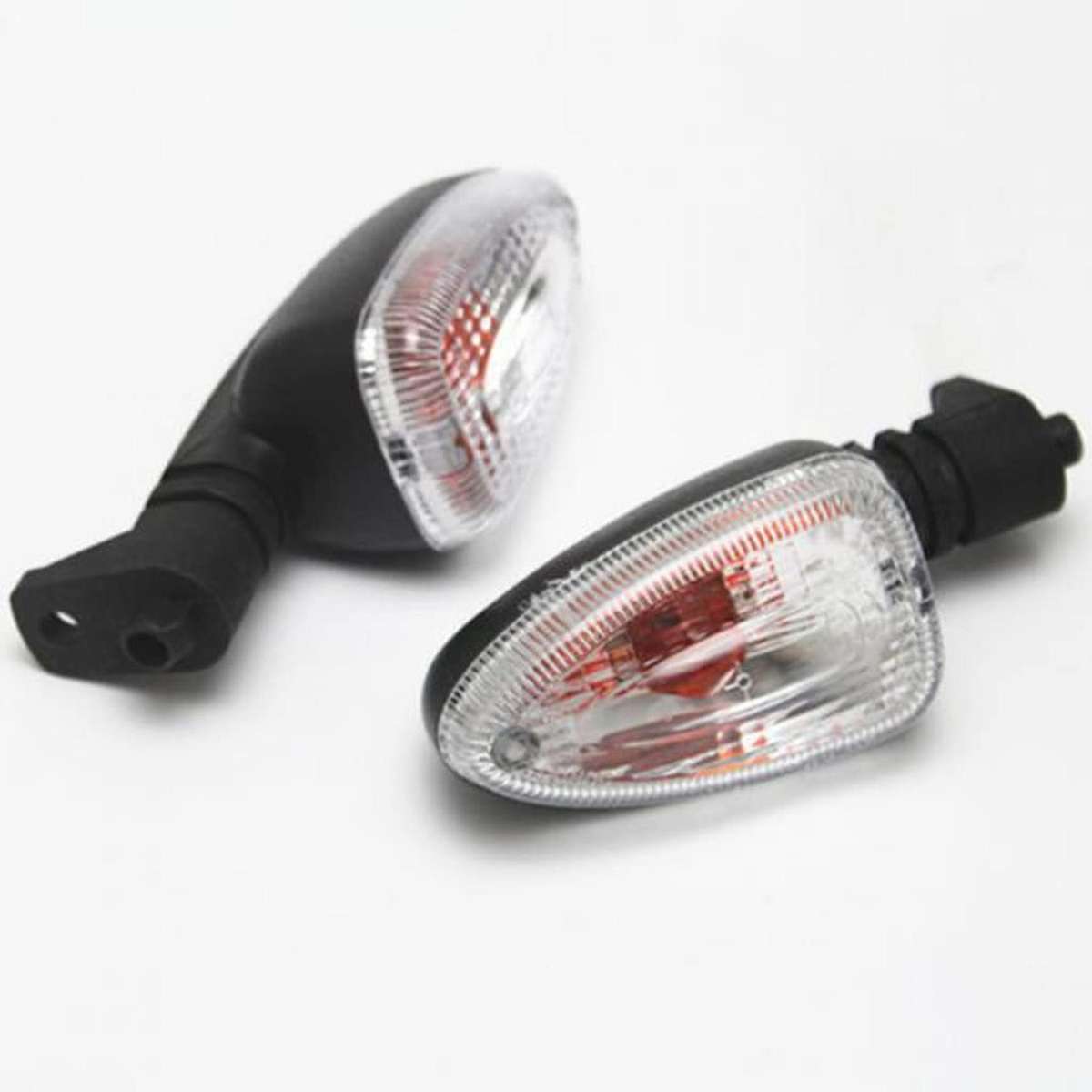 2 Pieces Motorcycle Turn Signal Flashing Light for Bmw 650 750 White