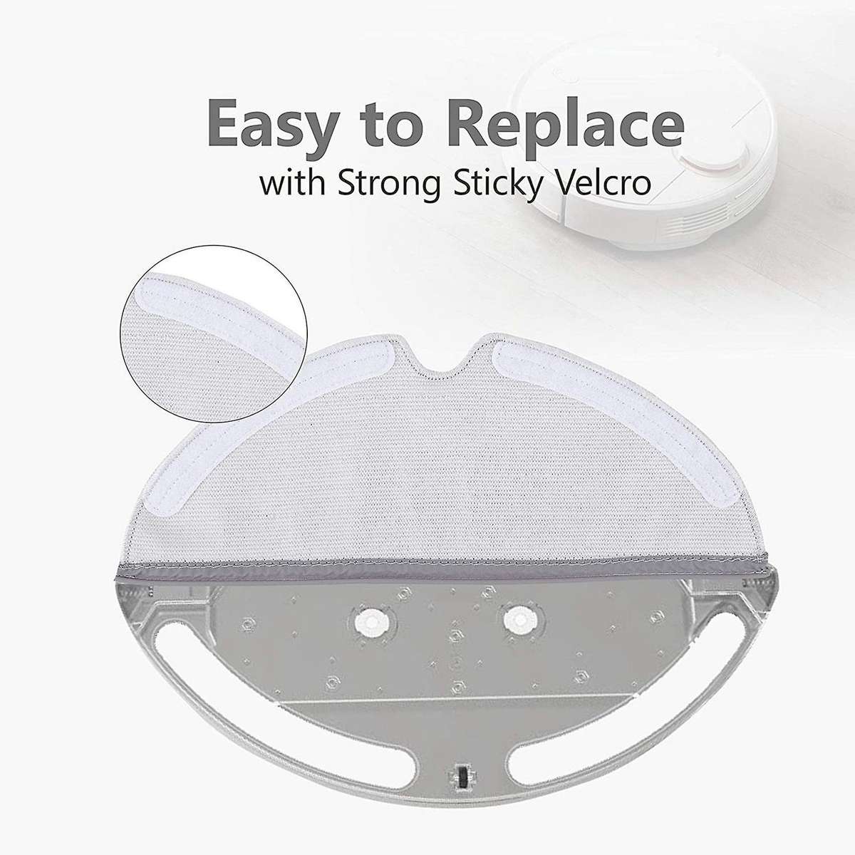 10pcs Wipes for Xiaomi Roborock S5 S50 S51 S55 S6 Reusable & Washable