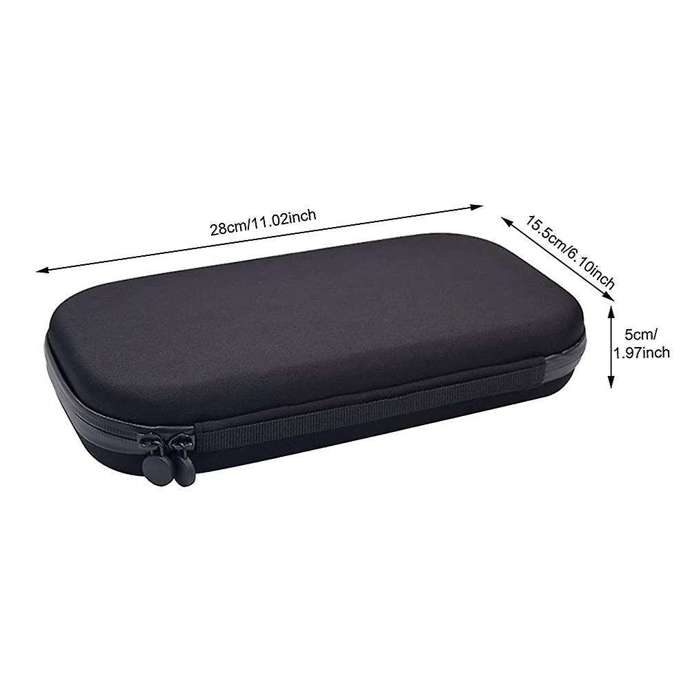 Eva Hard Shell Travel Case Bag for Pen Flashlight Tweezers Tape,black