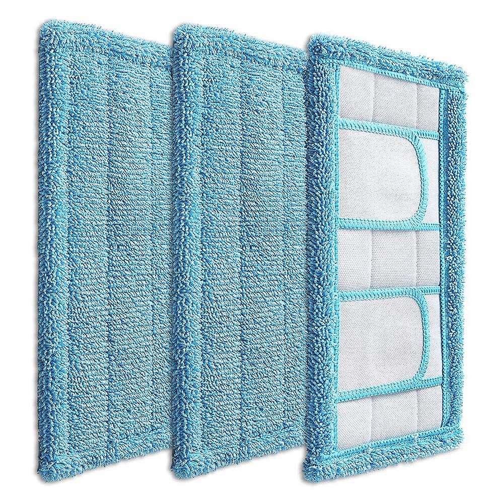 3pcs Reusable Microfiber Mop Pads Compatible for Swiffer Sweeper Mops