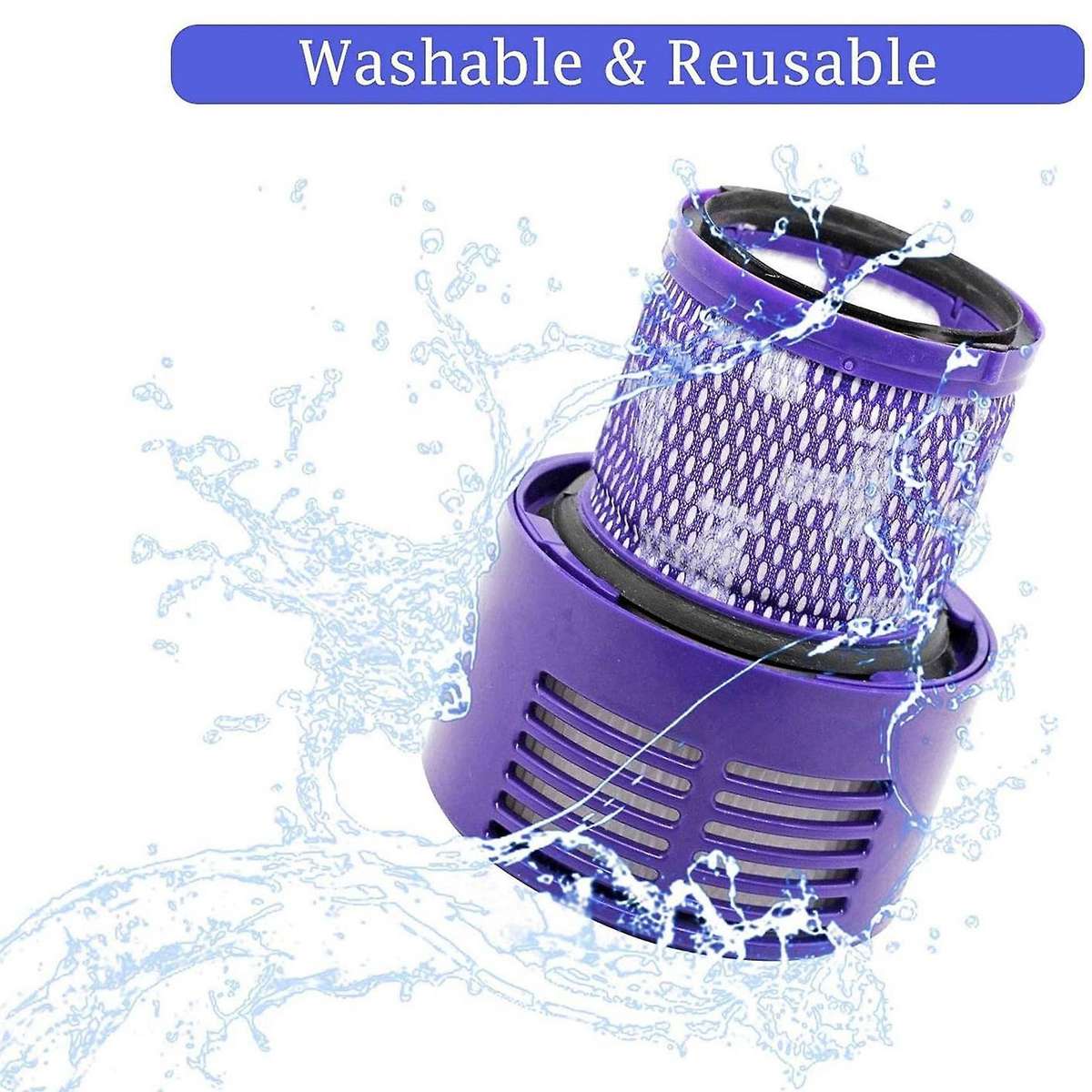 Filter with Cleaning Brush for Dyson V10 Sv12 Vacuum Cleaner Parts