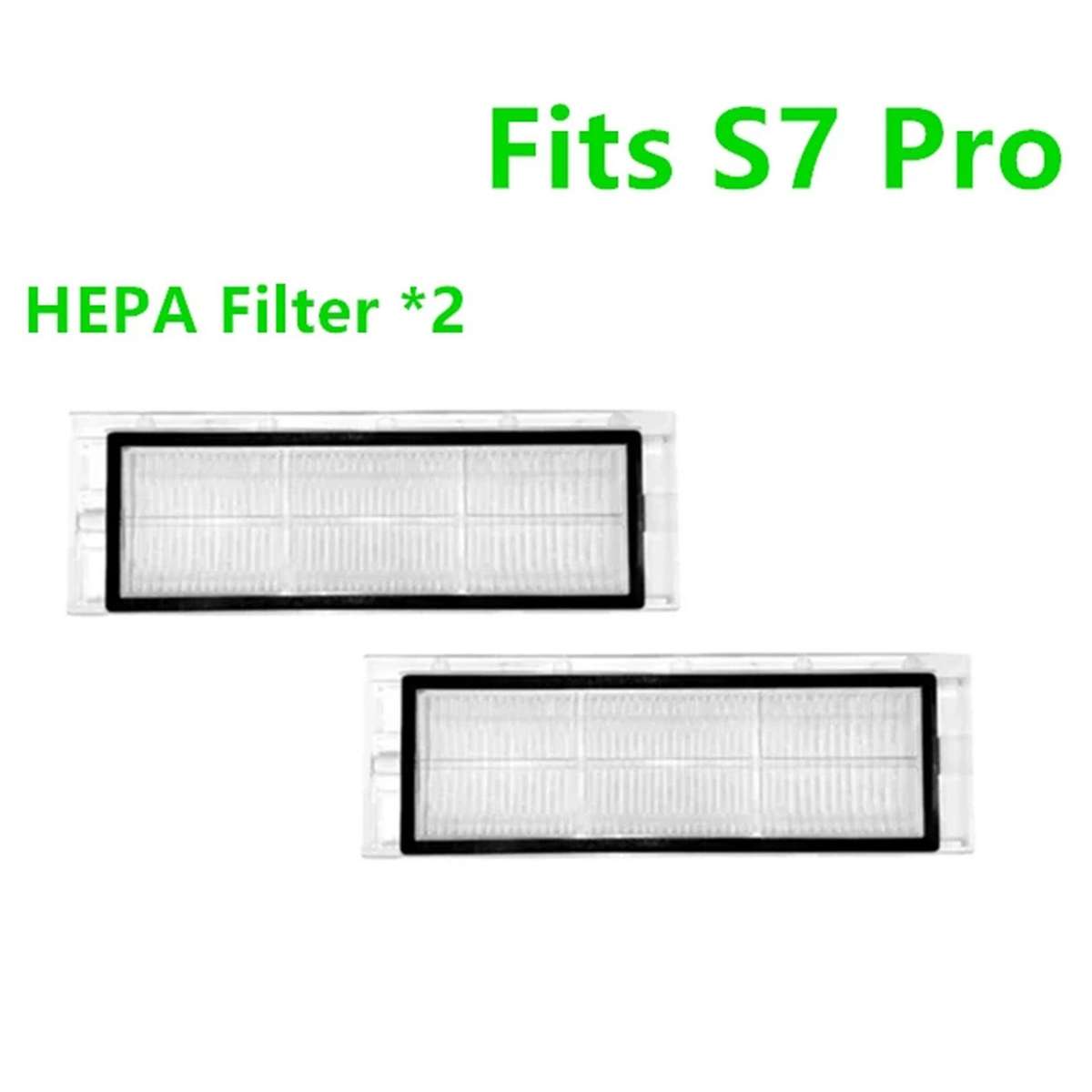 Roll Brush Side Brush Hepa Filter Mop Cloth Rag for Qihoo 360 S7 Pro