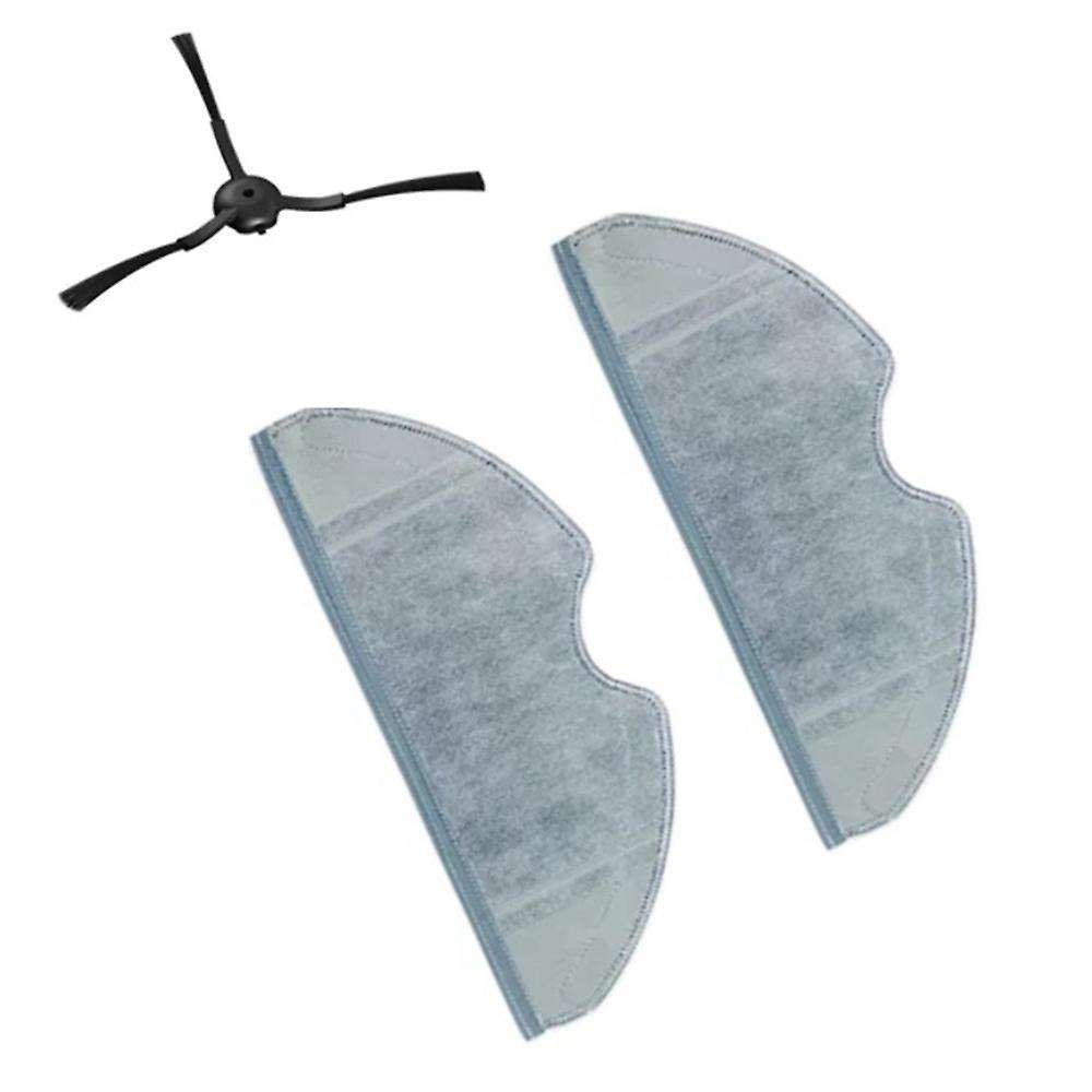 Roll Brush Side Brush Hepa Filter Mop Cloth Rag for Qihoo 360 S7 Pro