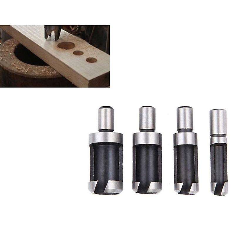 14 Pcs Wood Plug Hole Cutter Chamfered Plug Cutter Drill Bits