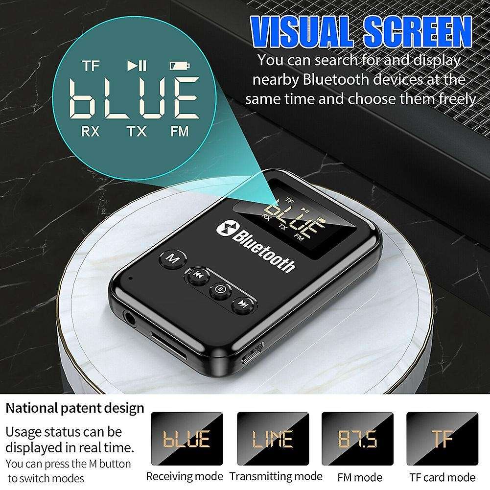 Usb Bluetooth 5.0 Transmitter Receiver Adapter for Pc Tv Headphone