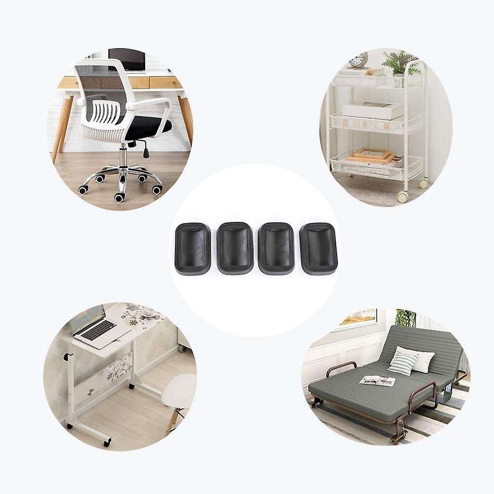 4pcs Bed Stopper & Furniture Stopper Caster Cups Fits to All Wheels