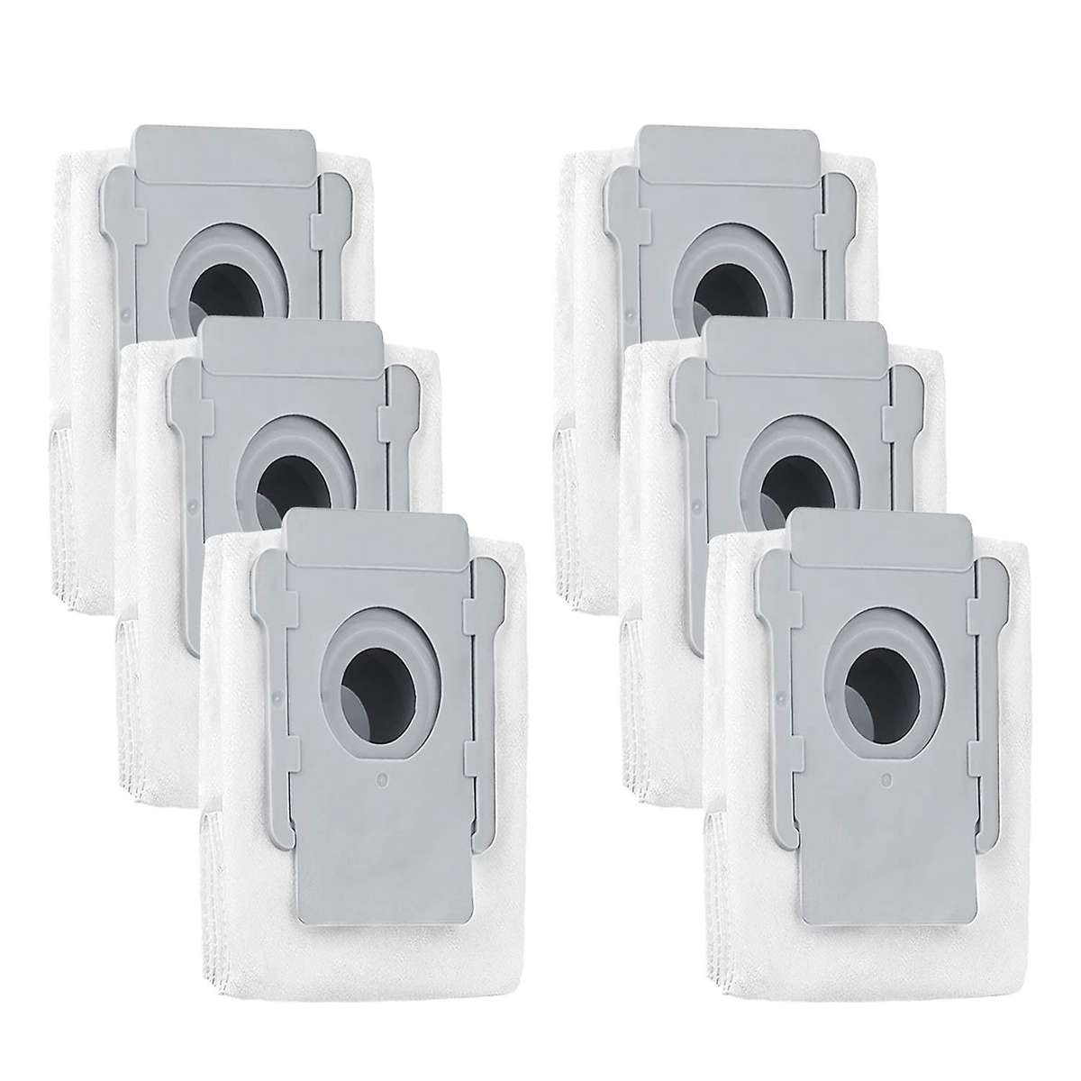 6 Pack Vacuum Bags for Irobot Roomba I7 I7+/i7 Plus E5 E6 Parts