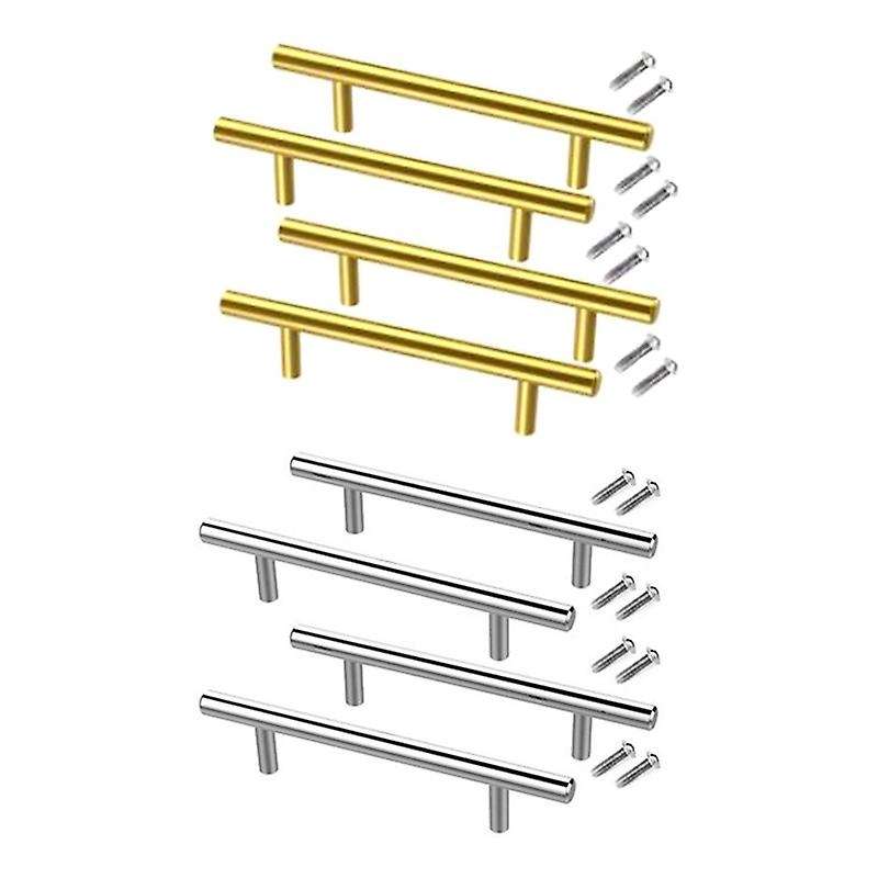 4pcs Gold Resin Tray Molds Handles Tray Handles Stainless Steel