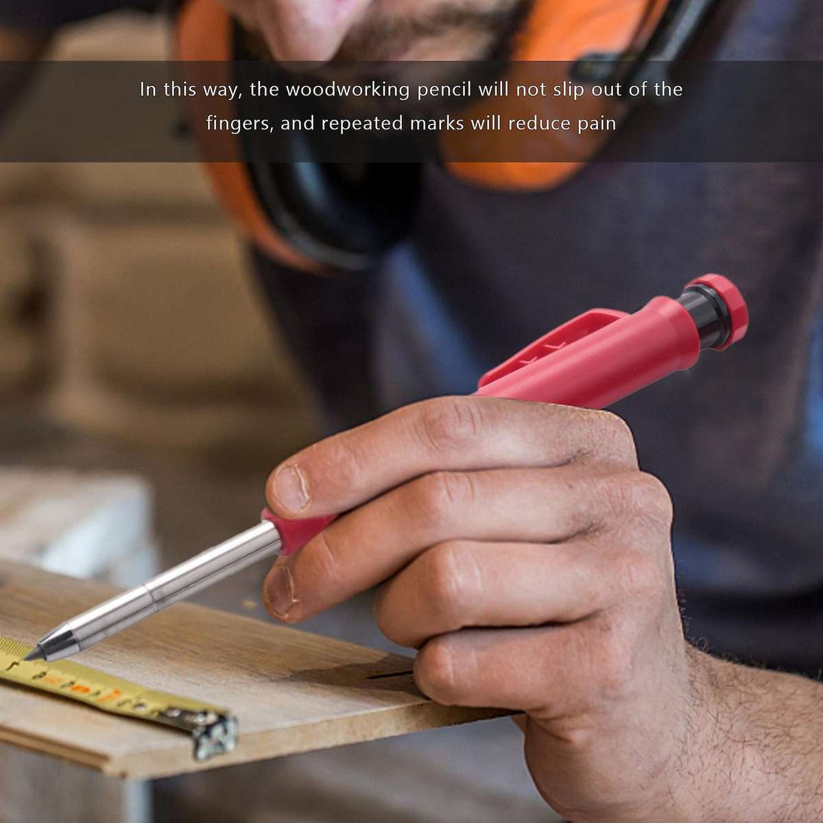 Carpenter Pencils with Sharpener Set , Carpentry Markers
