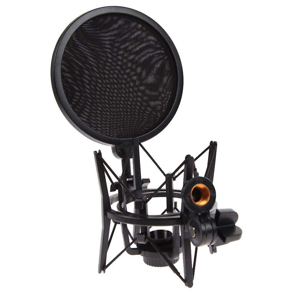 Mic Shock Mount with Articulating Head Holder for Studio Broadcast