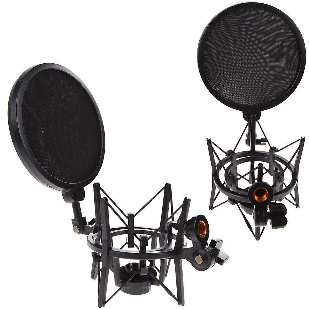 Mic Shock Mount with Articulating Head Holder for Studio Broadcast