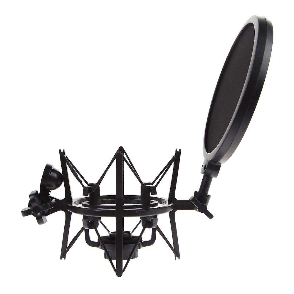 Mic Shock Mount with Articulating Head Holder for Studio Broadcast