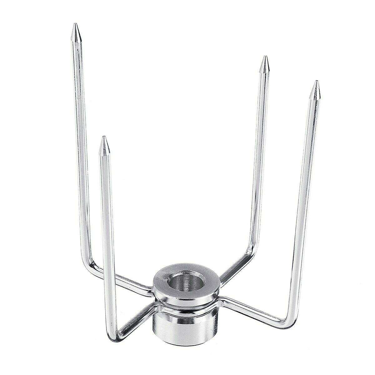 2pcs Meat Forks Clamp Grill Meatpicks Stainless Steel Barbecue Skewer