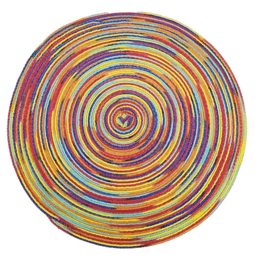 4pcs Placemats Satin Dyed Multi-color Dining Table Mats(red)