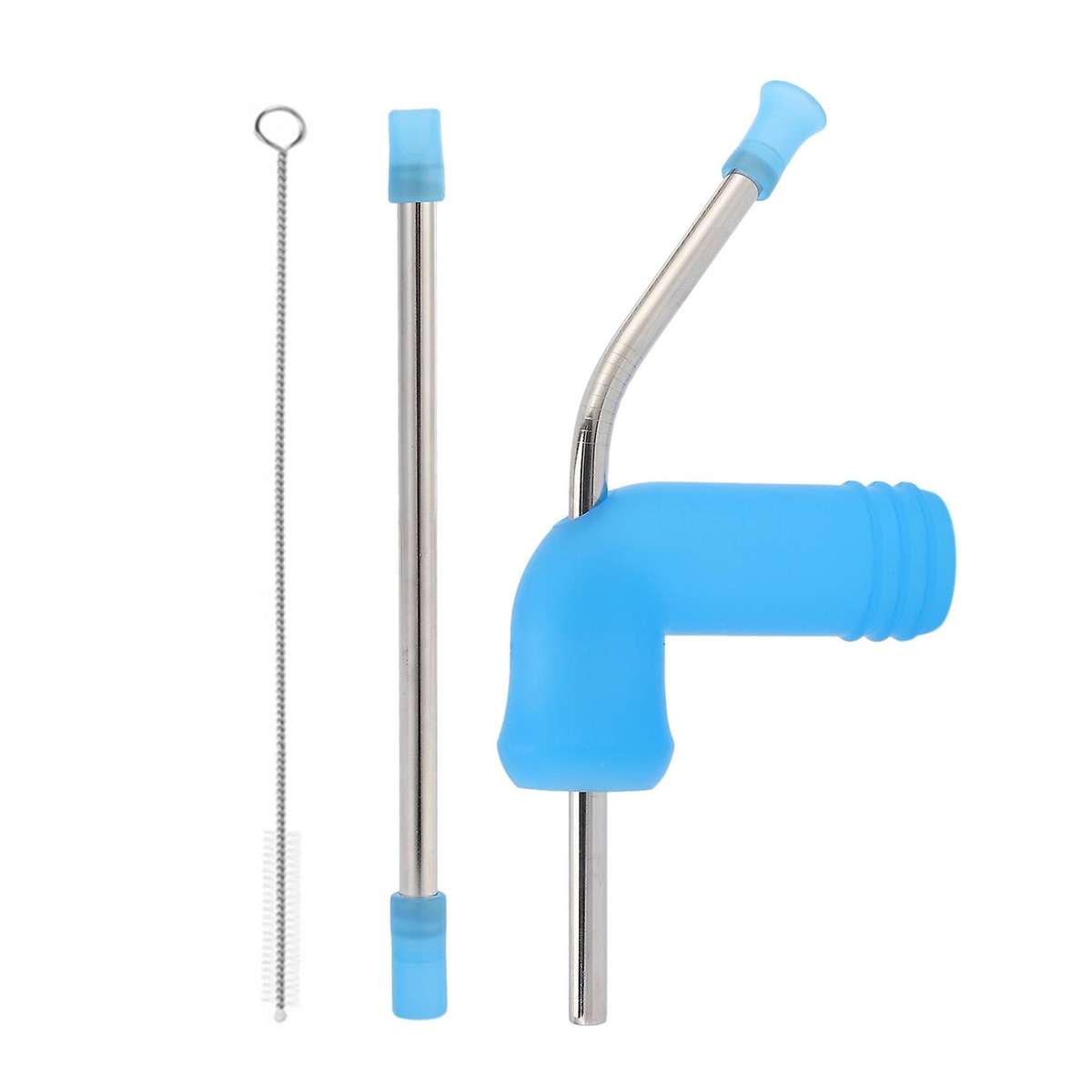 Beer Snorkel, Double Beer Snorkel, Beer Dispenser Blue