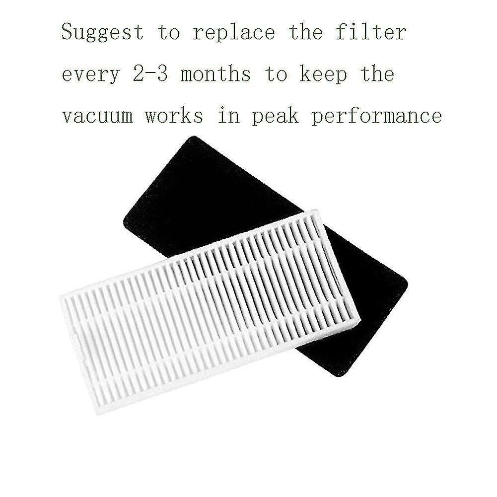 10pcs Vacuum Cleaner Main Brush Filter Side Brush Accessory Kit