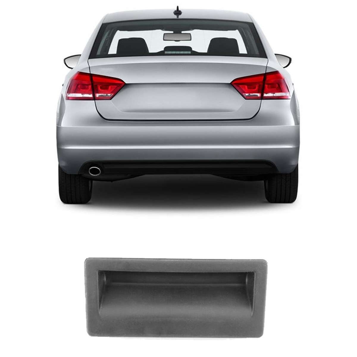 Car Rear Trunk Tail Gate Opening Handle for Passat Jetta 5n0827566t