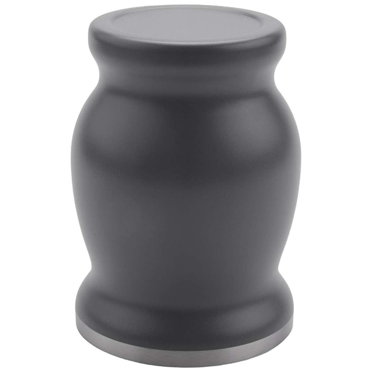 Double-wall Stainless Yerba Mate Gourd Tea Cup Set ,gray