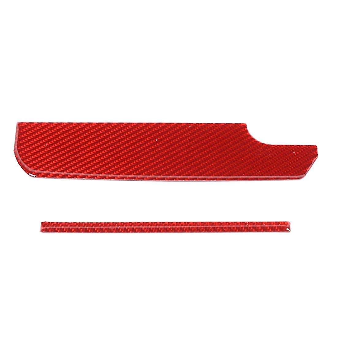 Center Console Storage Mat for Dodge Ram 2018-2022,red Carbon Fiber