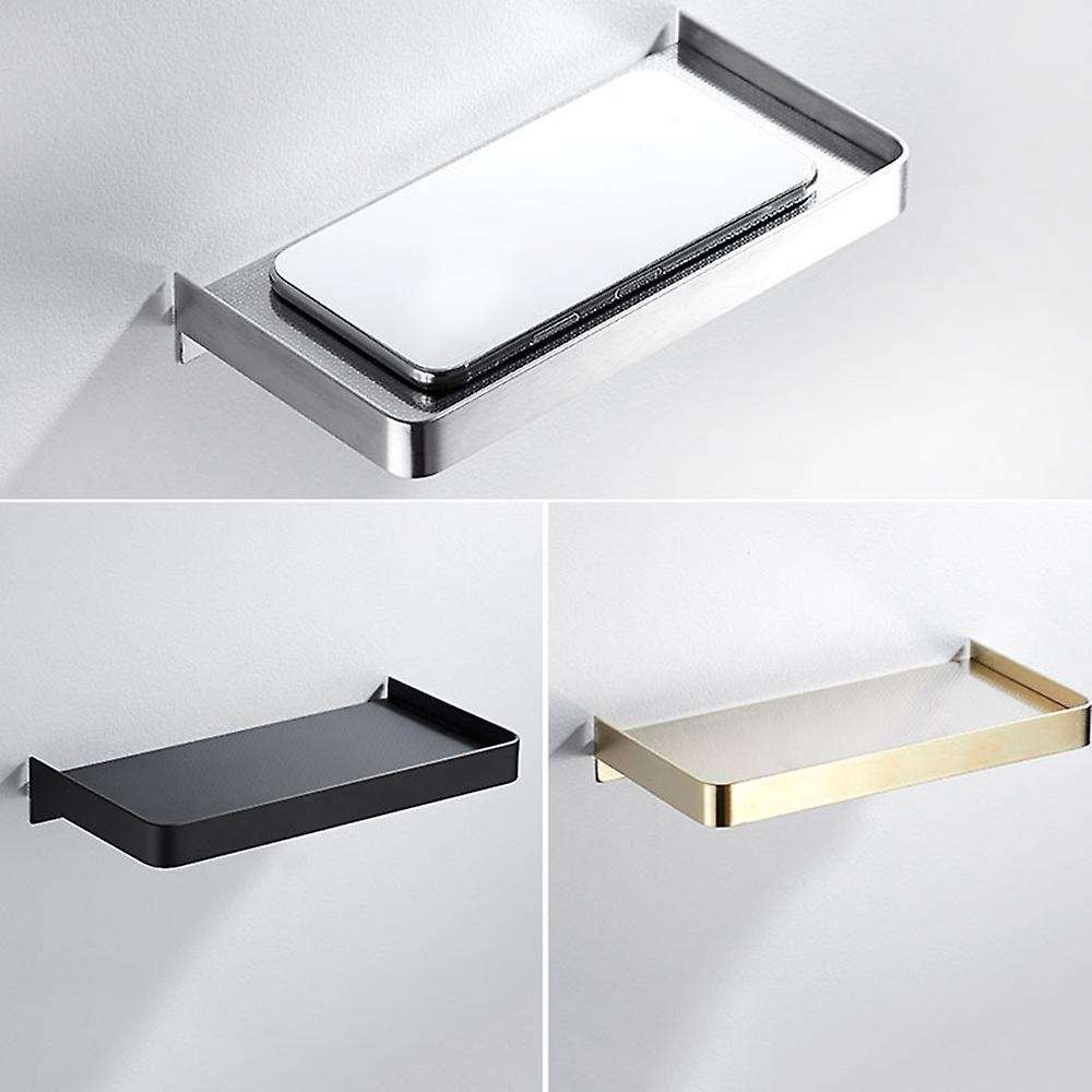 Bathroom Shelf Phone Storage Rack Shelves(gold)