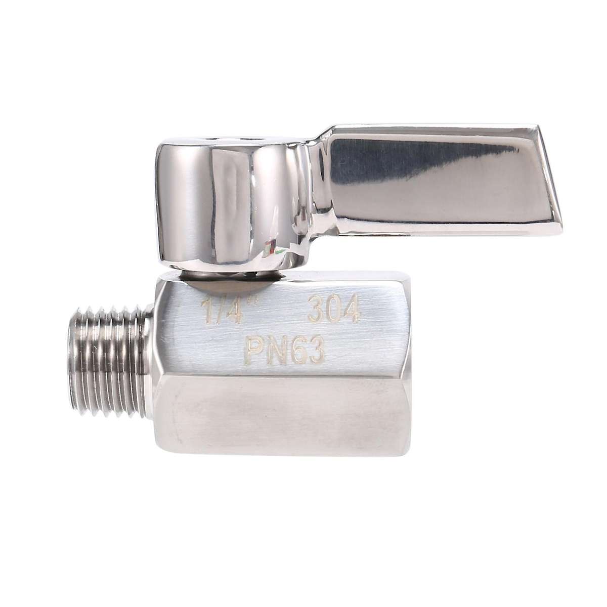 1/4inch Mini Ball Valve,female Npt X Male Npt Thread, Shut-off Valve