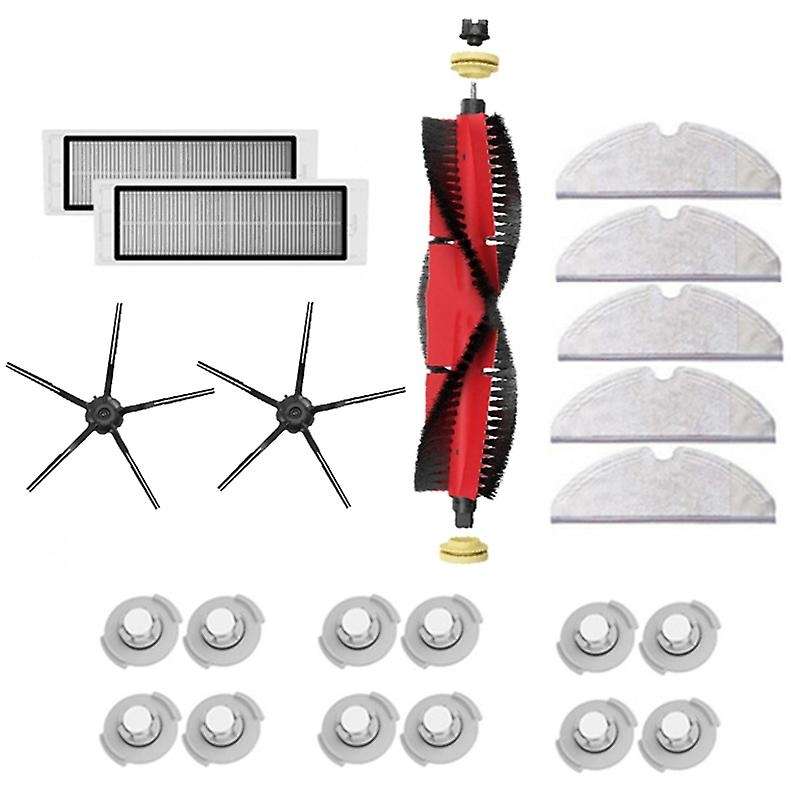 22 Pack Parts Kit for Mijia Roborock S5 S5 Filter Mop Sweeping Brush