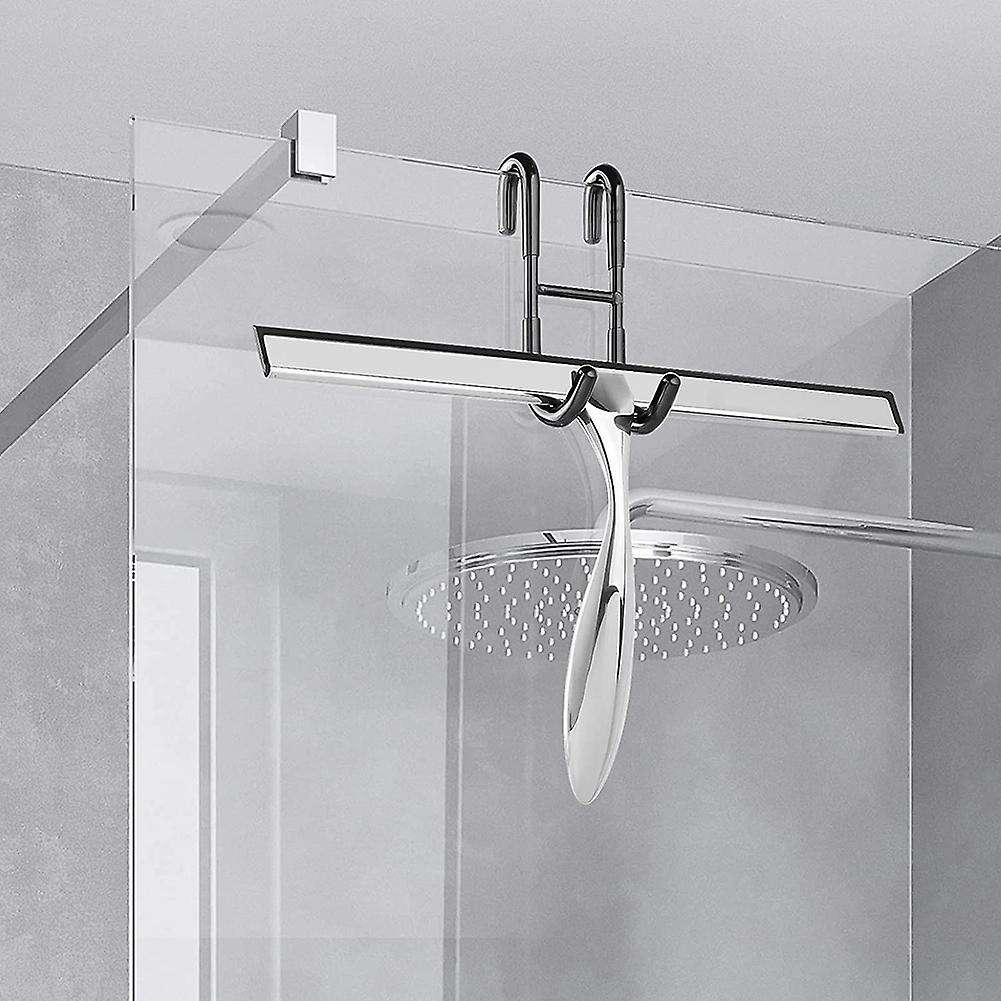 Shower Door Hooks, Towel Hanger for Bathroom, Door Hooks, Black