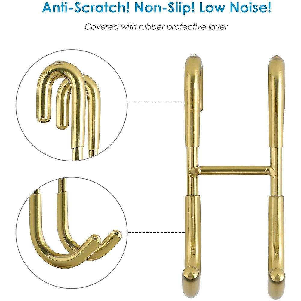 Shower Door Hooks, Towel Hanger for Bathroom, Door Hooks, Gold