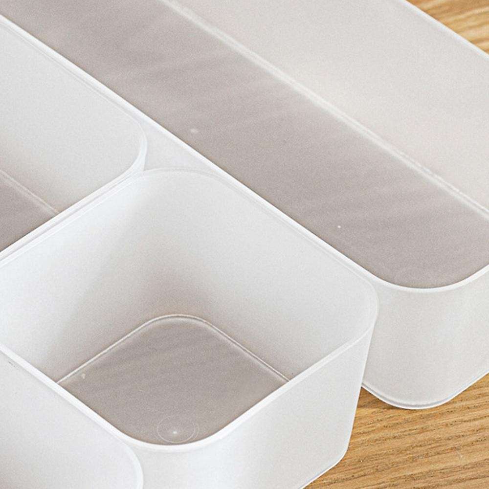 5pcs Drawer Cosmetic Organizer Box Plastic Closet Drawer Organizers