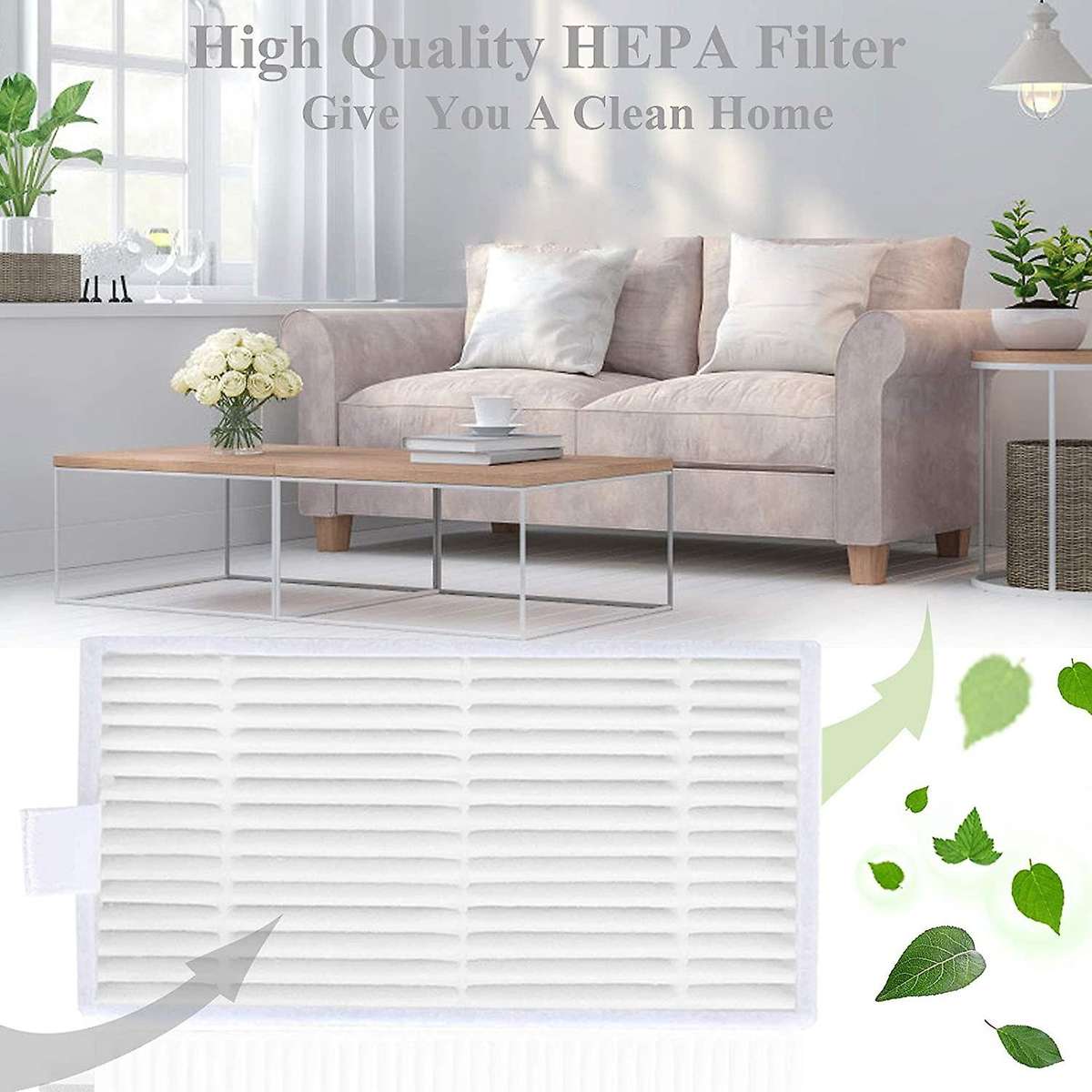 Replacement Parts for Ilife V3 V3s V5 with Side Brush Hepa Filter