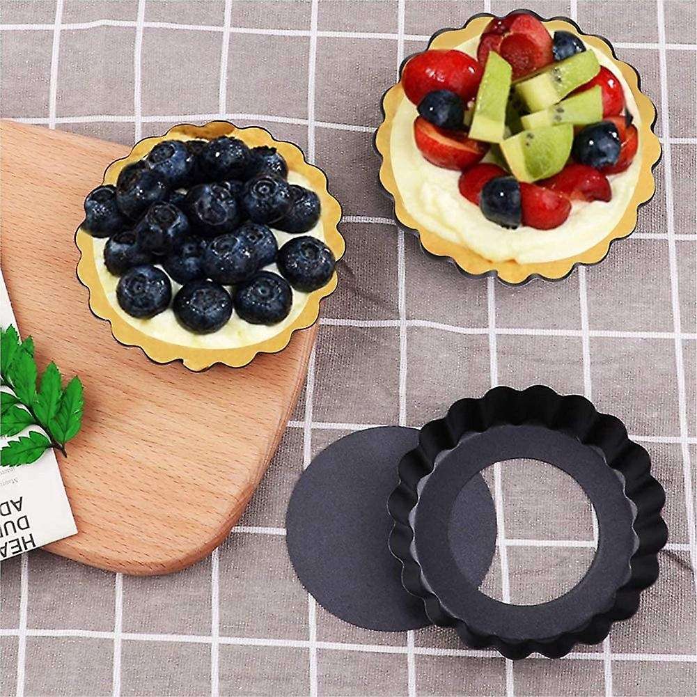 Set Of 5 Tart Pan - Includes 9 Inch Tart Pan & 4 Inch Mini Tart Pans