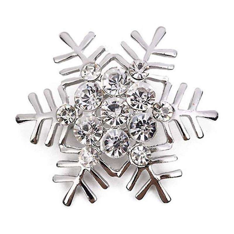 Silver Snowflake Napkin Ring Christmas Napkin Holder Festive
