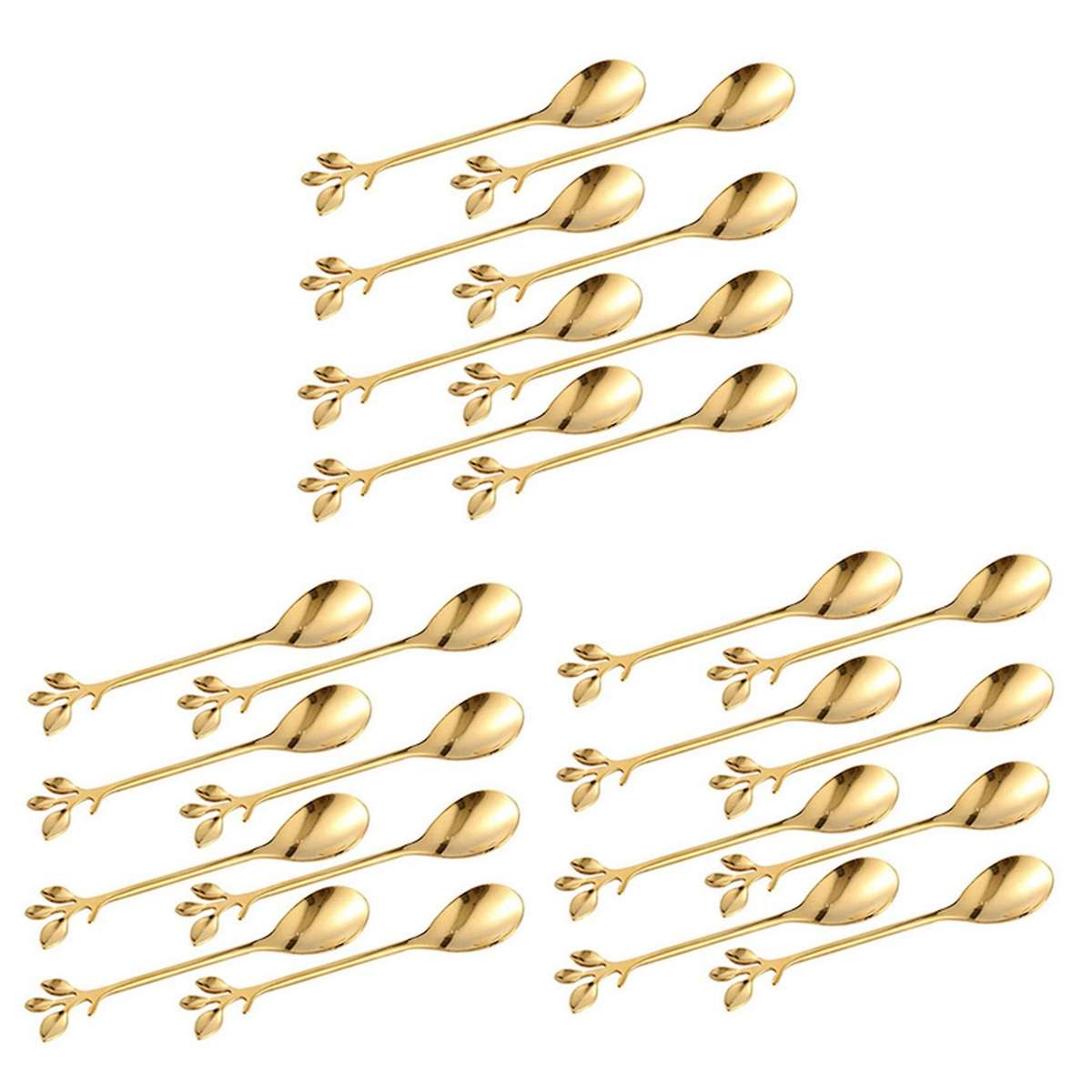 Ice-cream Tea Stirring Spoons Kitchen Tableware 1 Set Of 24 Pieces