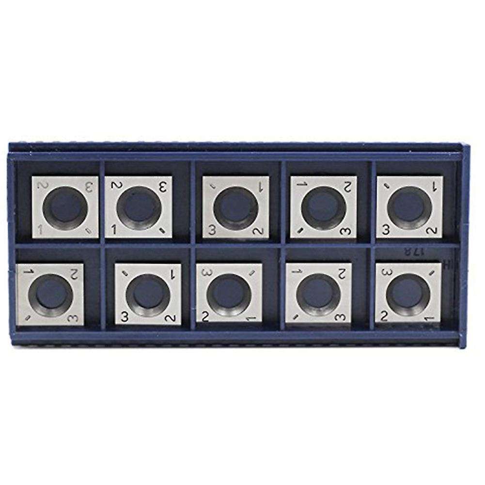 14mm Square Straight Carbide Cutter Insert,pack Of 10, Designed