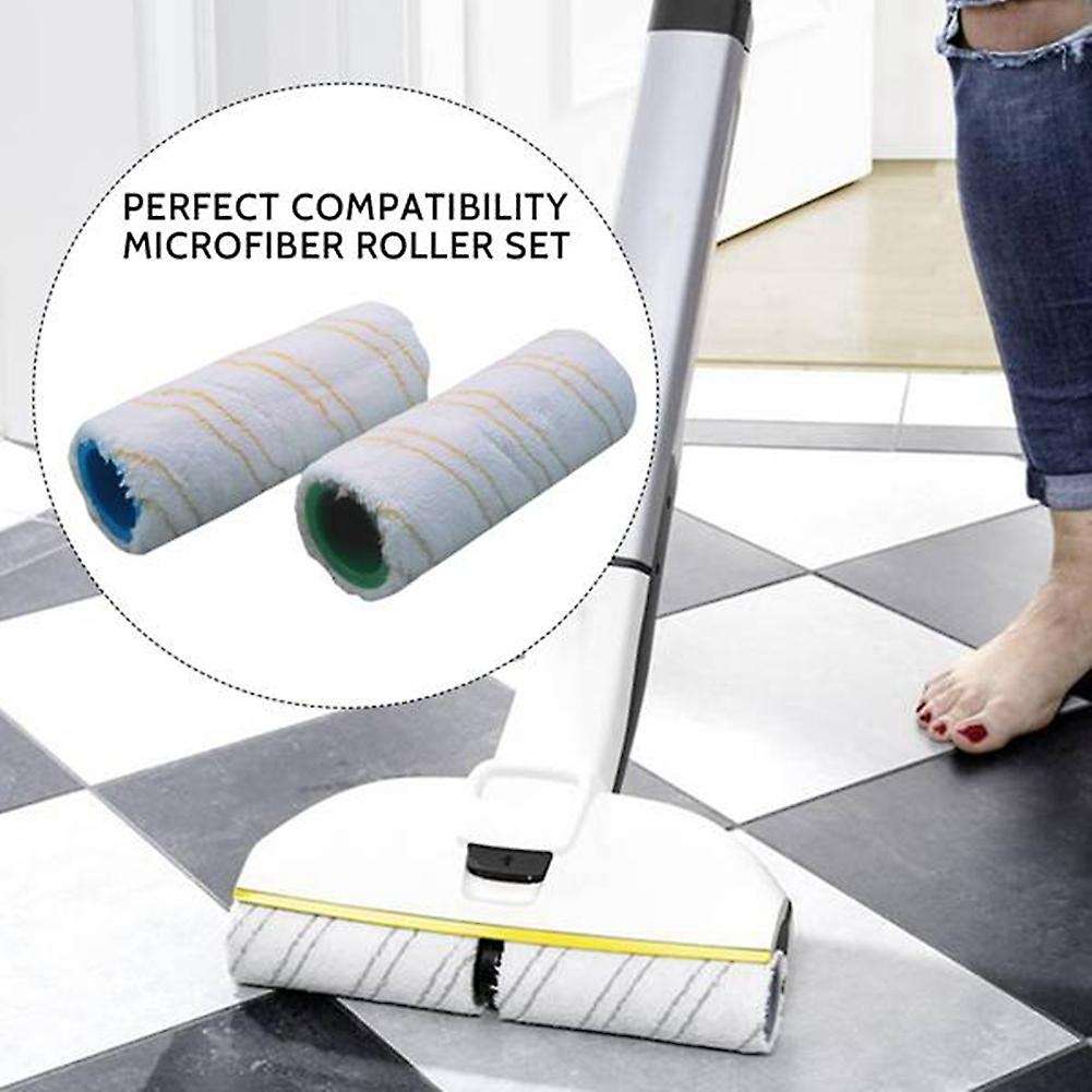 Replacement for Karcher Fc Multi-surface Rollers Grey