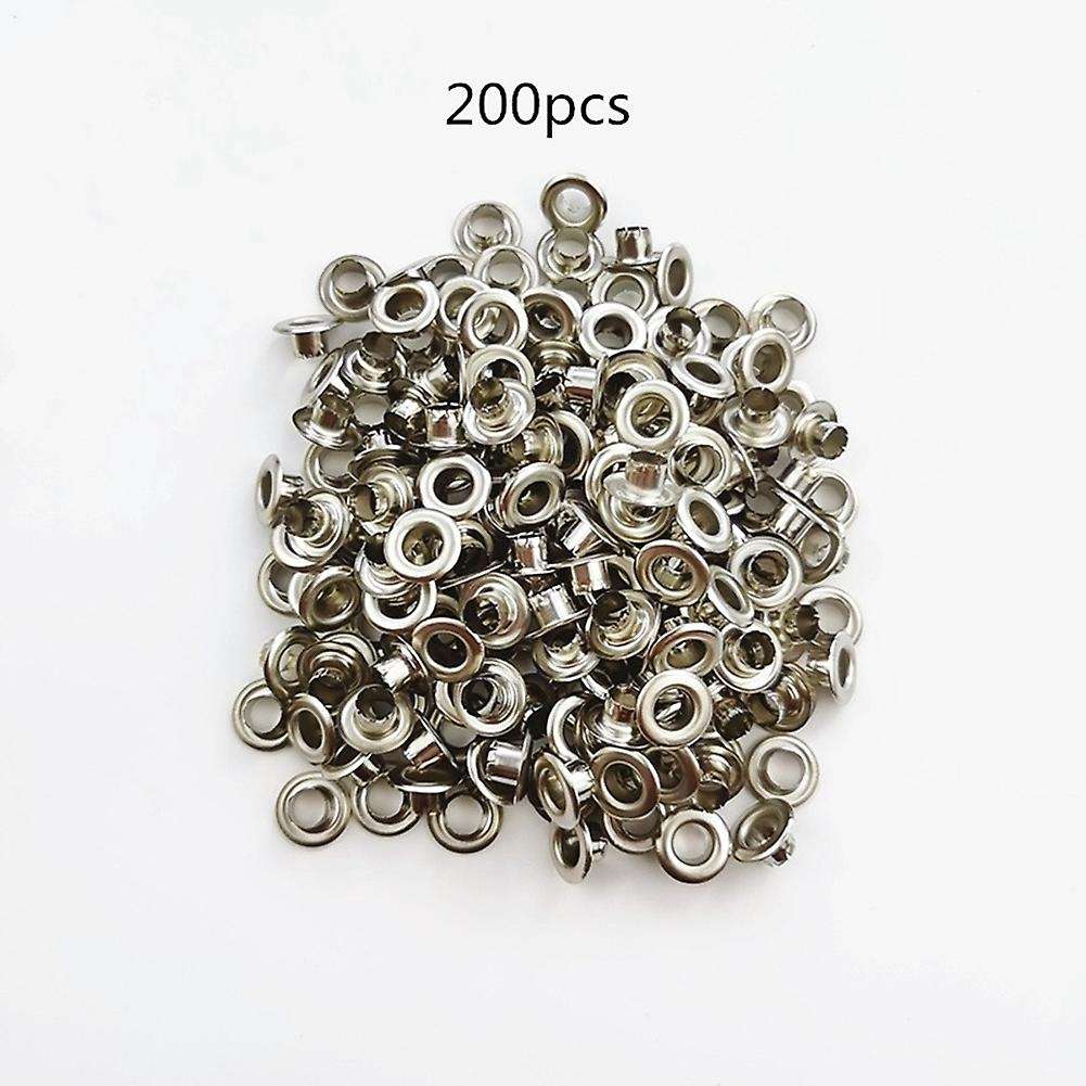 6 Mm Eyelet Pliers Kit 400 Gold and Silver Metal Eyelets