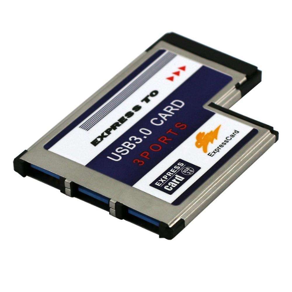 Usb 3.0 Express Card 3 Port Expansion Card for Laptop
