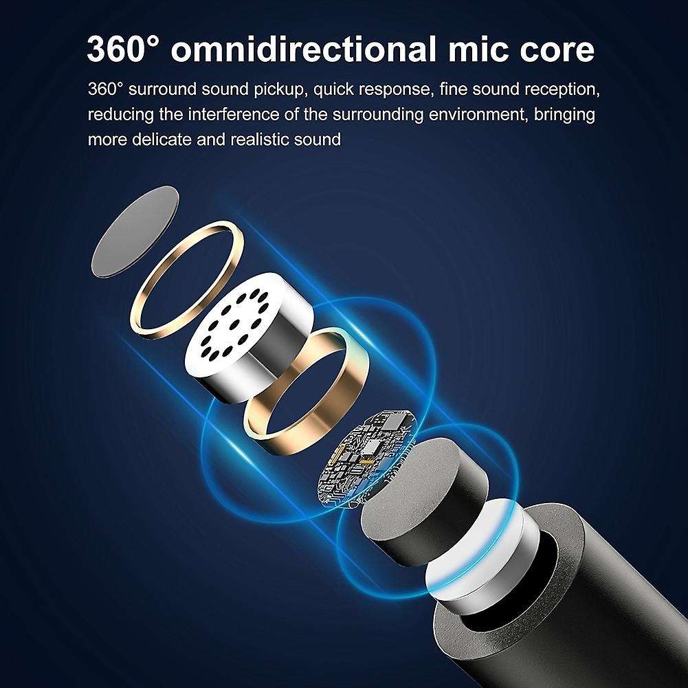 Puluz Wireless Lavalier Mic Gaming for Type-c Pc Live Mobile Phone