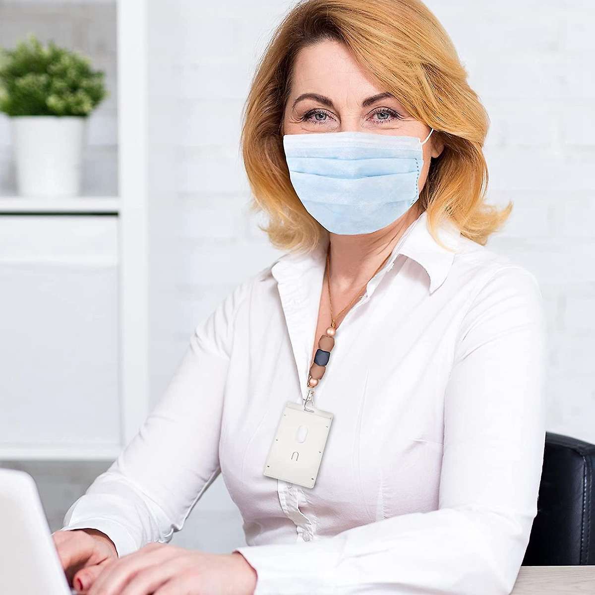 4 Pcs Badge Lanyard Separated Id Key Lanyard for Teachers, Nurses