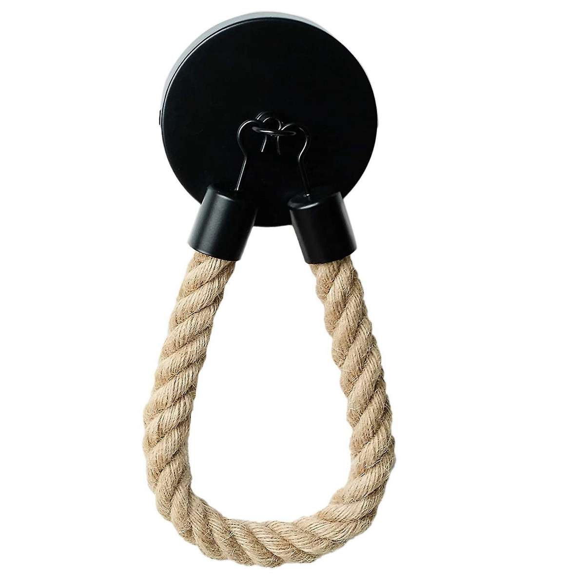 Nautical Rope Toilet Paper Vintage Wall-mounted Towel Rack Decor