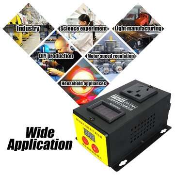 10000W 0-220V SCR High Power Electronic Regulator Variable Regulator Voltage Regulator Converter