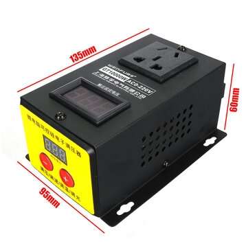 10000W 0-220V SCR High Power Electronic Regulator Variable Regulator Voltage Regulator Converter