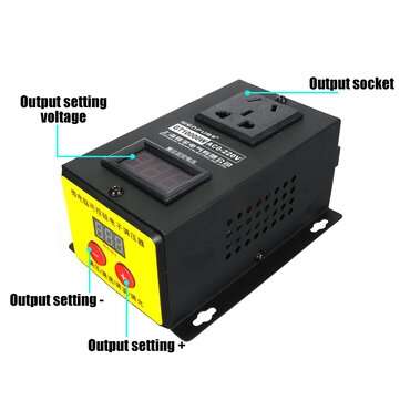 10000W 0-220V SCR High Power Electronic Regulator Variable Regulator Voltage Regulator Converter