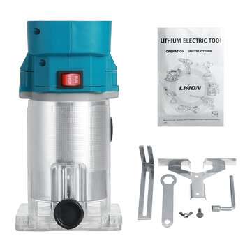 1000W Portable Electric Trimmer Woodworking Roundovers Trimming Machine For Makita 18V Battery